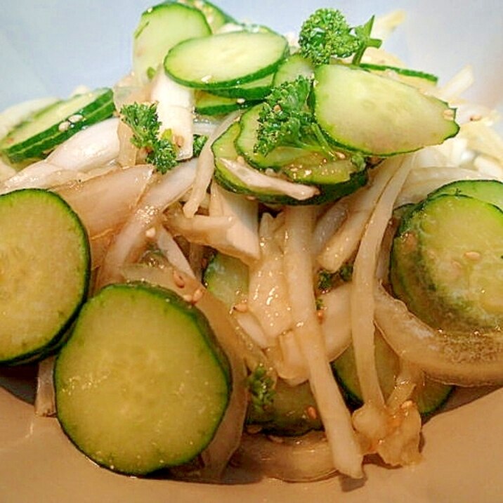 ❤サラダタマネギ*キュウリ*パセリの和風サラダ❤